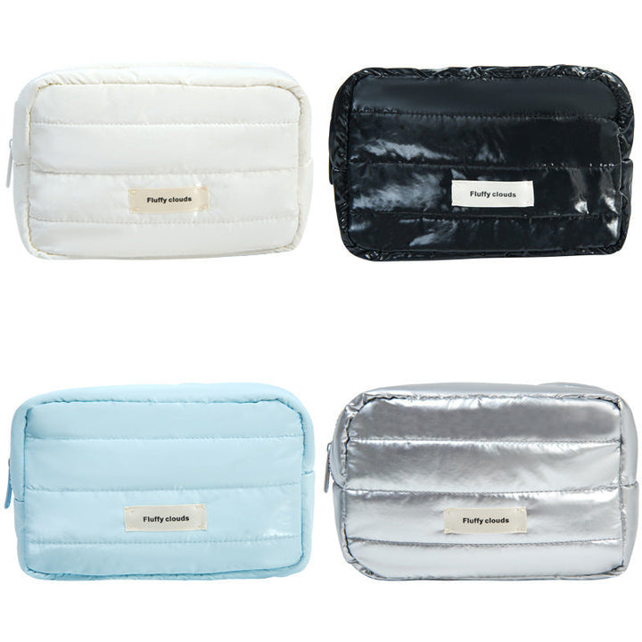 Glossy Puffer Cosmetic Bag
