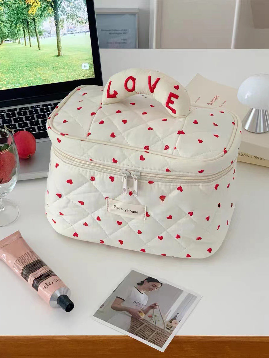 Patterned Travel Cosmetic Bag