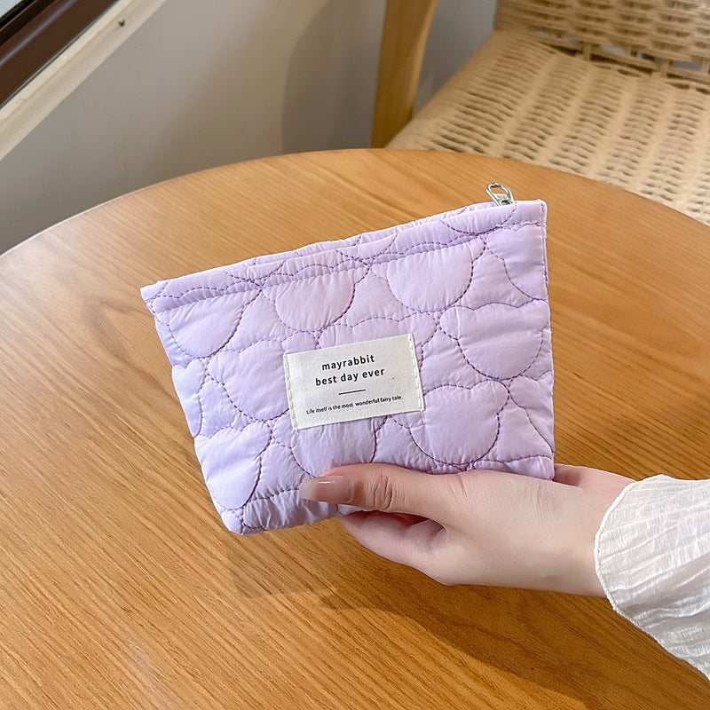 Quilted Cosmetic Pouch