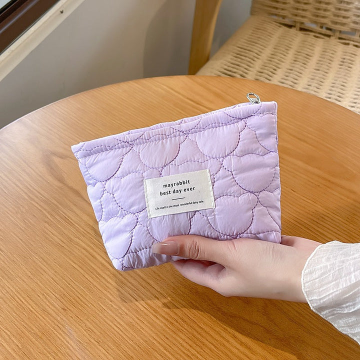 Quilted Cosmetic Pouch