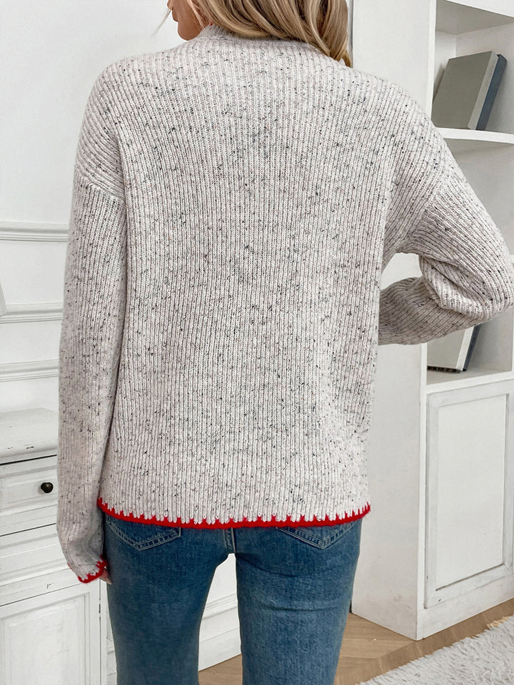 Stitched Heart Detail Sweater