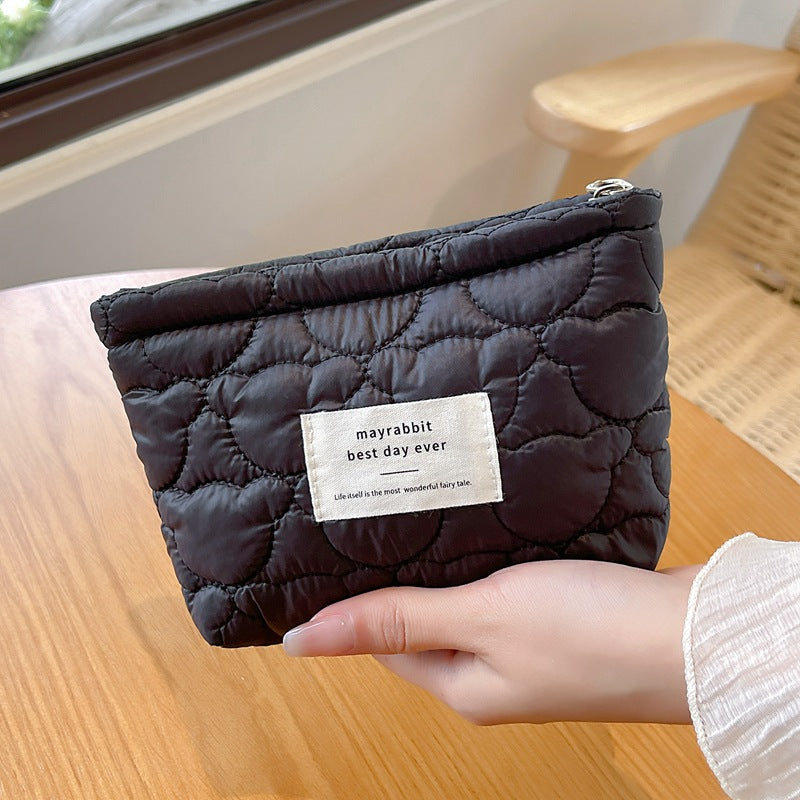 Quilted Cosmetic Pouch