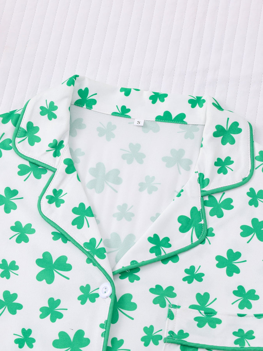 St Patrick's Clover Pajama Set