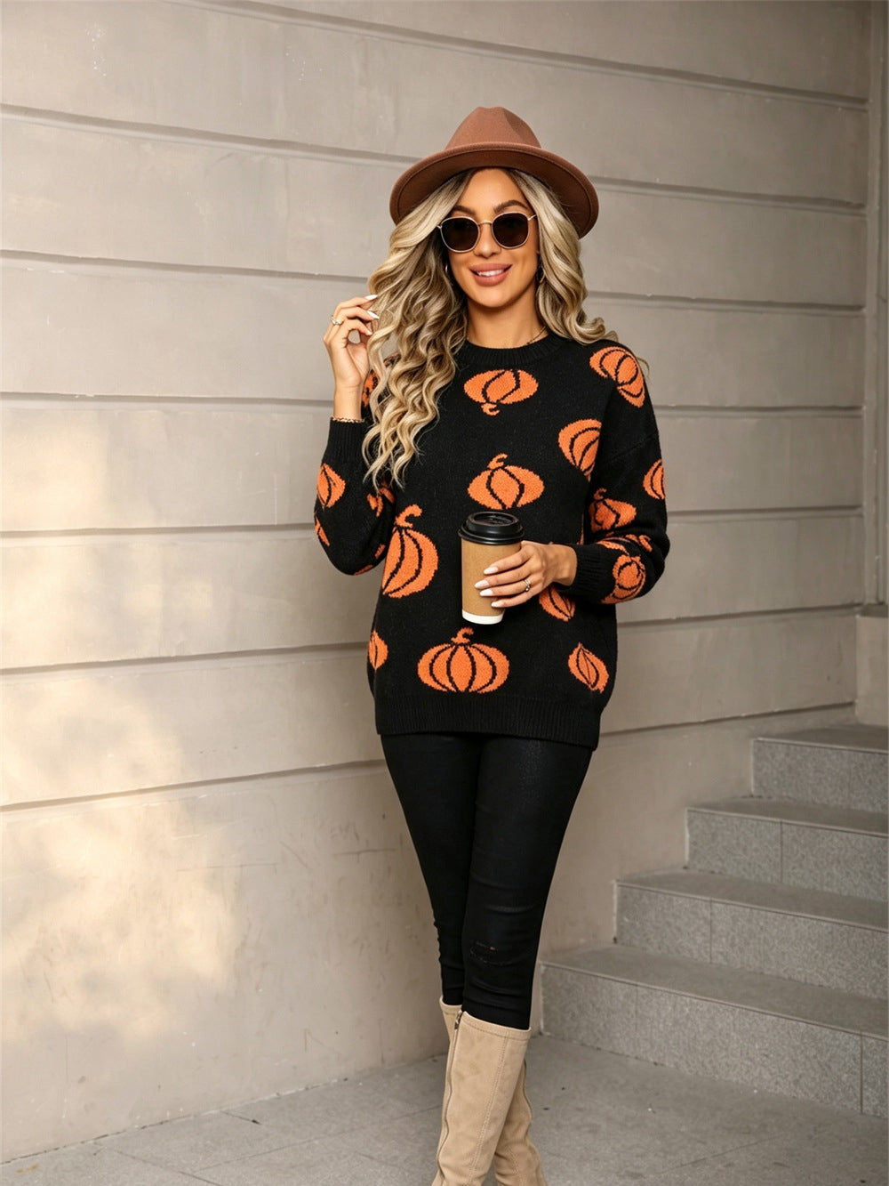Pumpkin Patch Knit Sweater