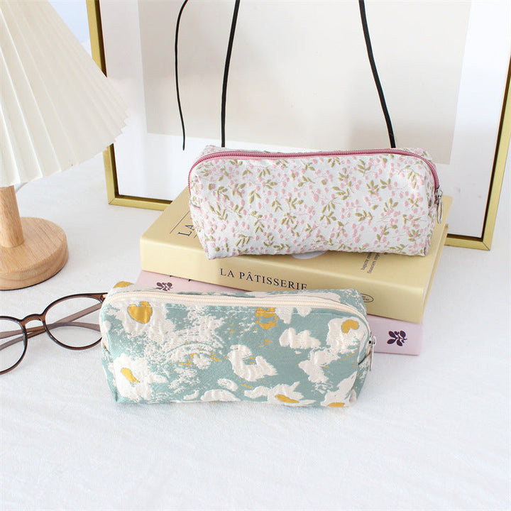 Dainty Print Makeup Organizer
