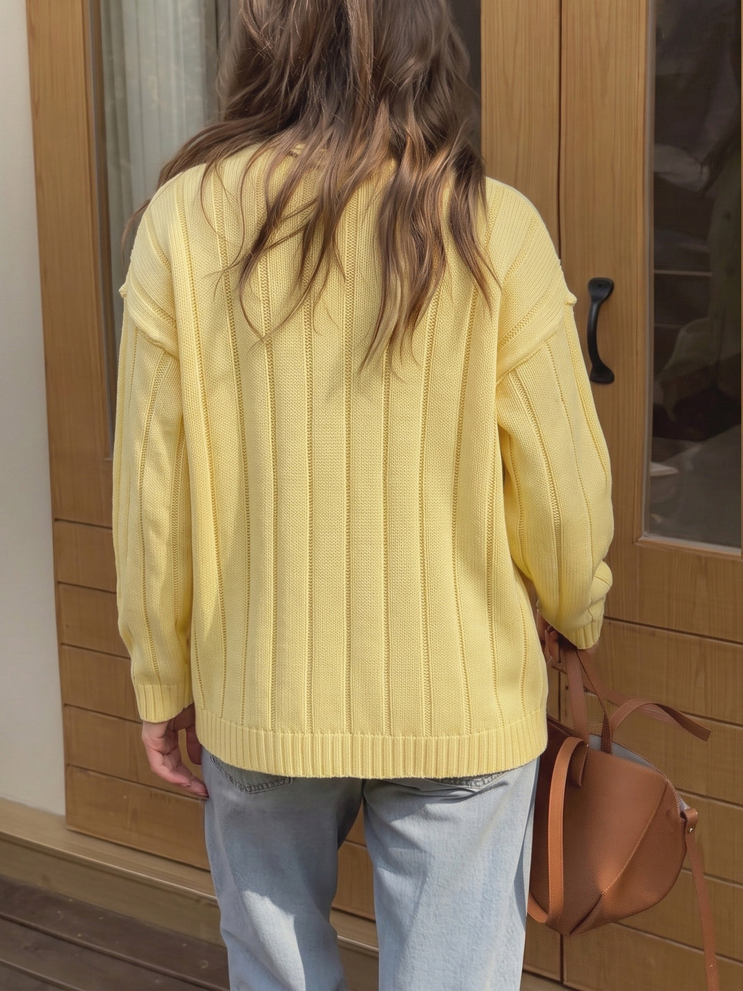 Sunny Ribbed Knit Cardigan