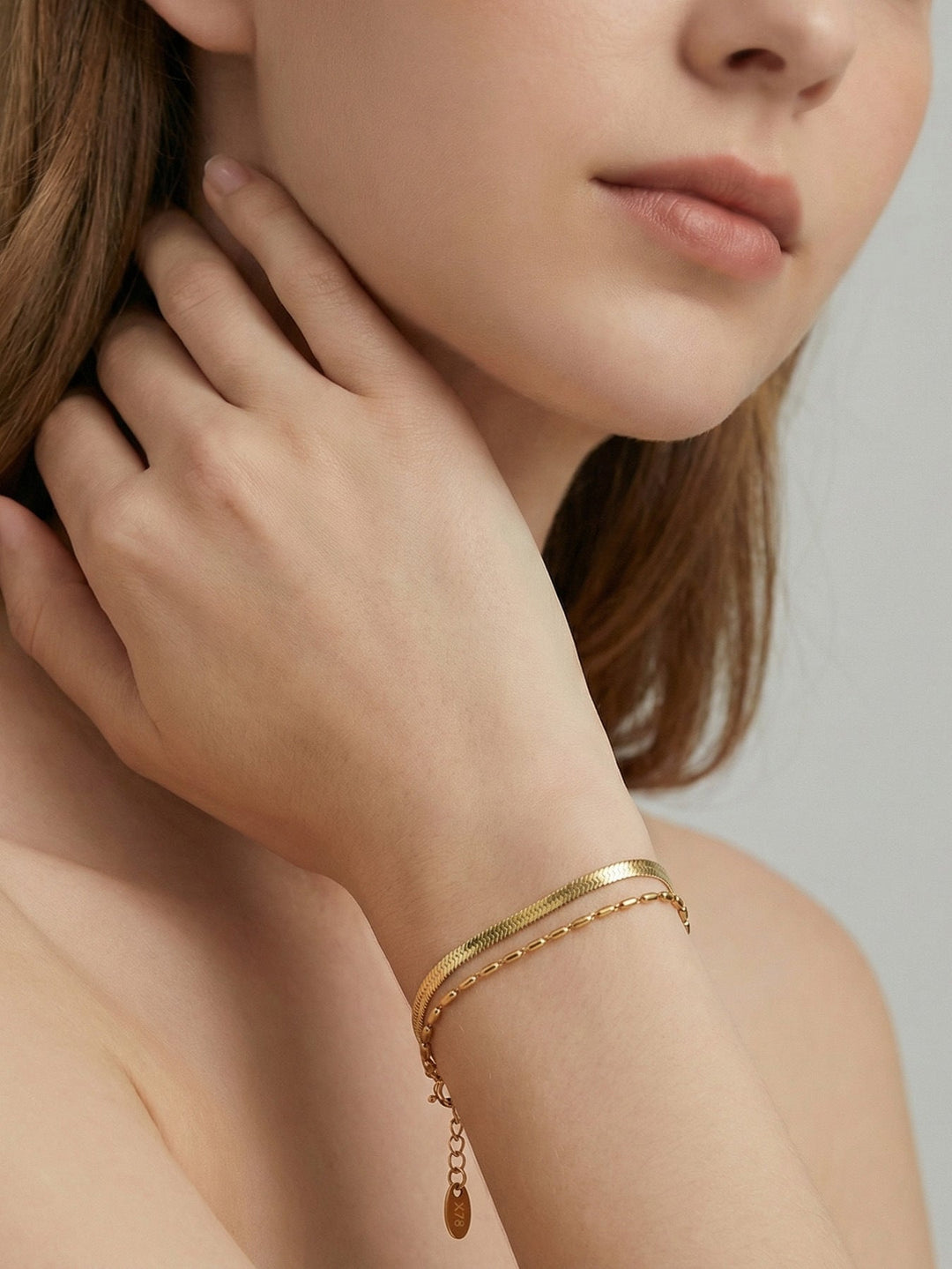 Layered Snake Chain Bracelet