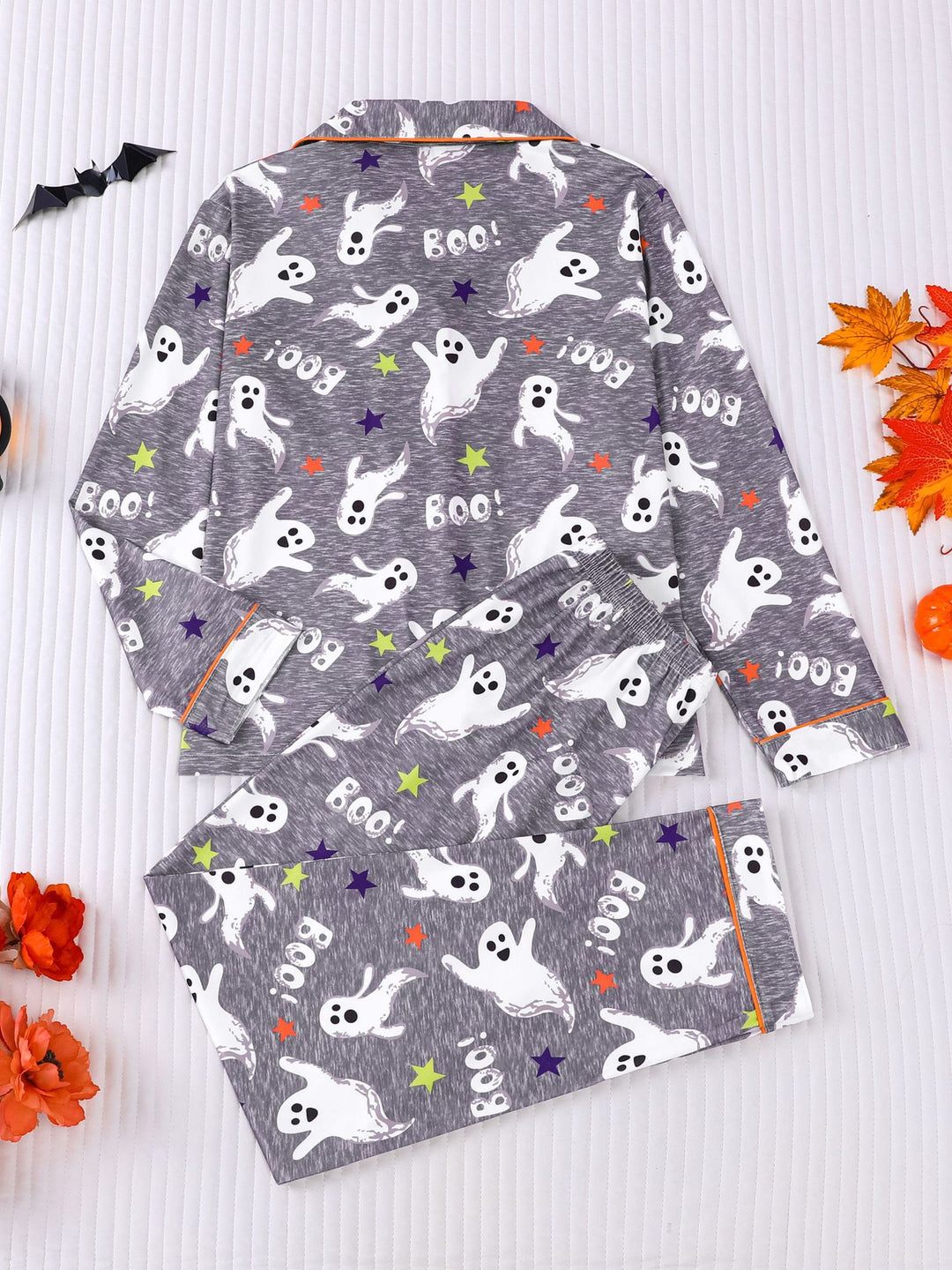 Boo Crew Ghost Kids Long Sleeve Pajama Set