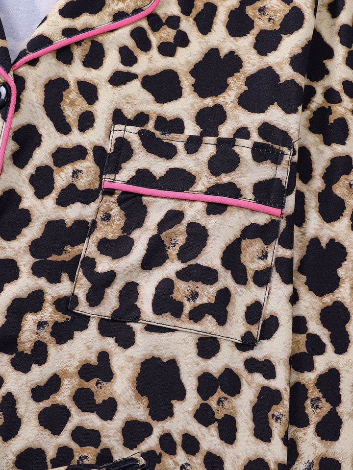 Wild at Heart Leopard Long Sleeve Pajama Set