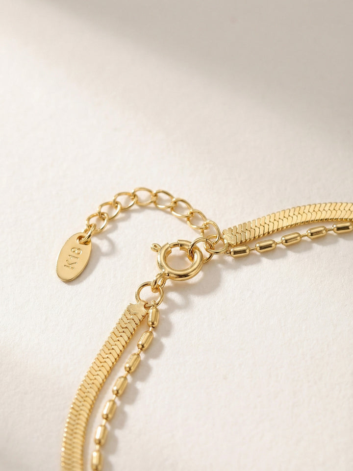 Layered Snake Chain Bracelet