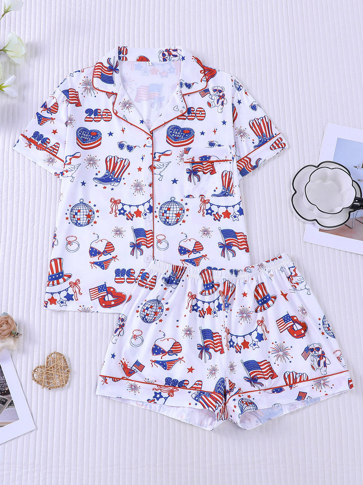 Stars & Stripes Party Pajama Set