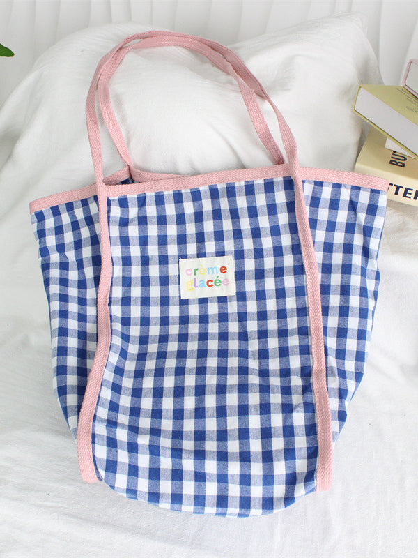 Classic Gingham Everyday Tote