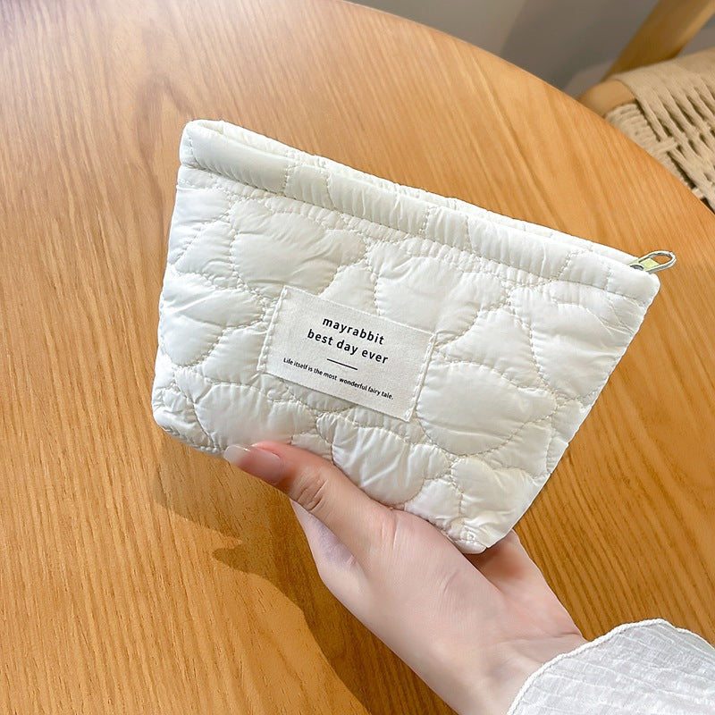 Quilted Cosmetic Pouch