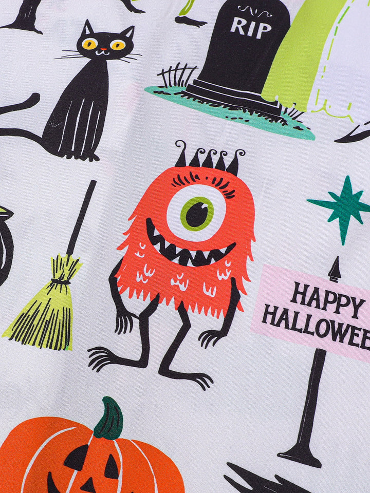 Retro Spooky Halloween Pajama Set