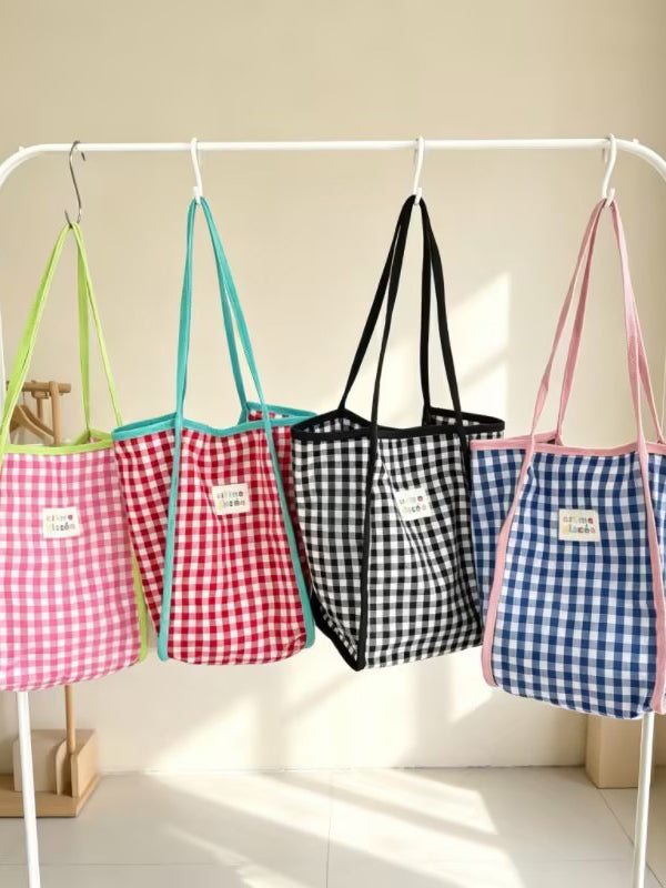 Classic Gingham Everyday Tote