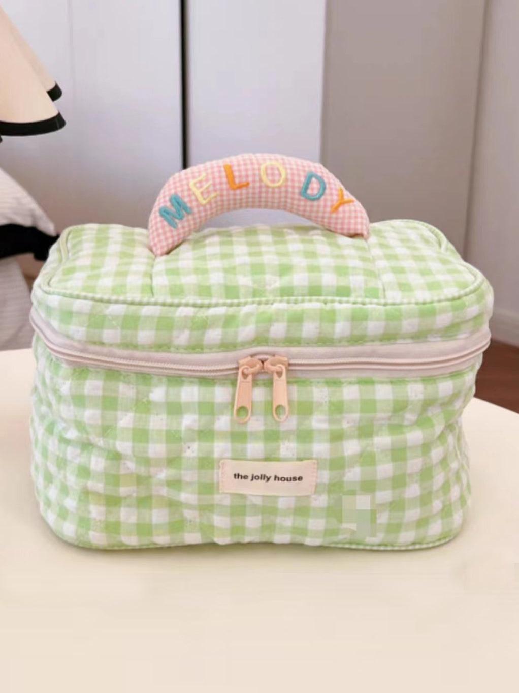 Patterned Travel Cosmetic Bag