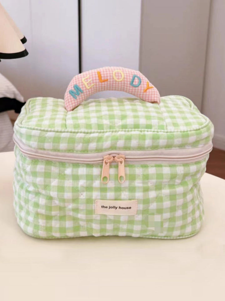 Patterned Travel Cosmetic Bag