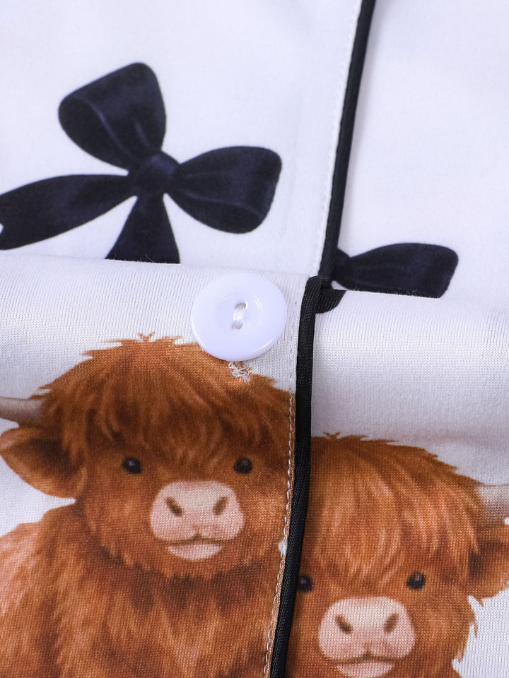Highland Bow Kids Pajama Set