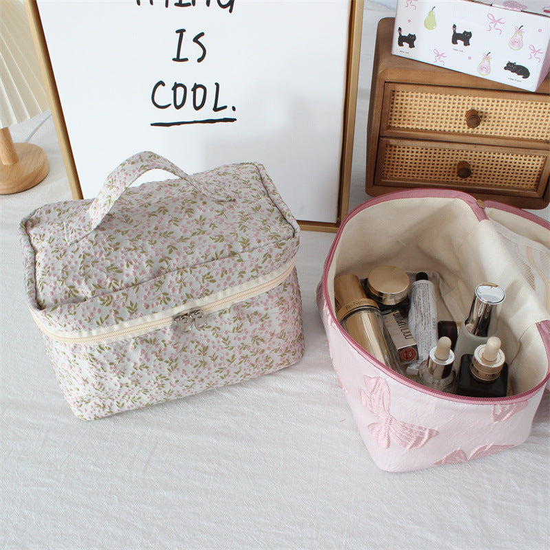 Feminine Pattern Makeup Organizer Case