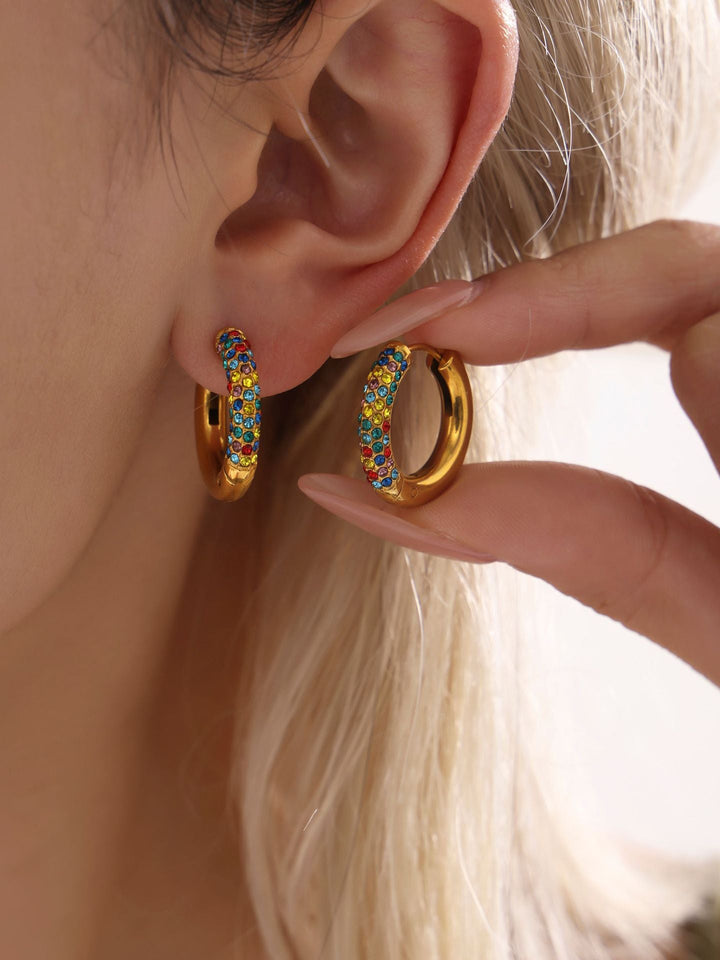 Everyday Zircon Huggie Hoops