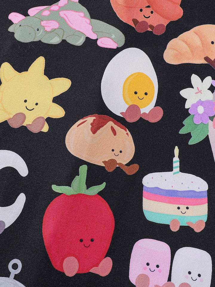 Whimsical Cute Food & Garden Pajama Set