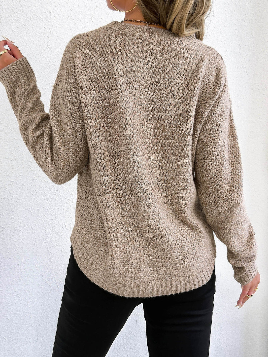 Round Hem Sweater