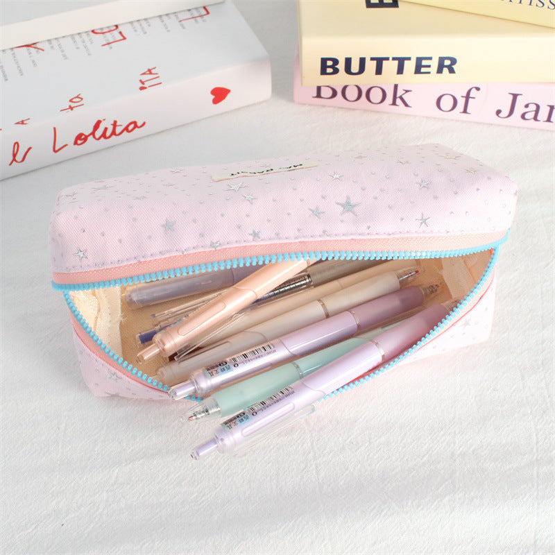 Dreamy Star Print Pencil Pouch