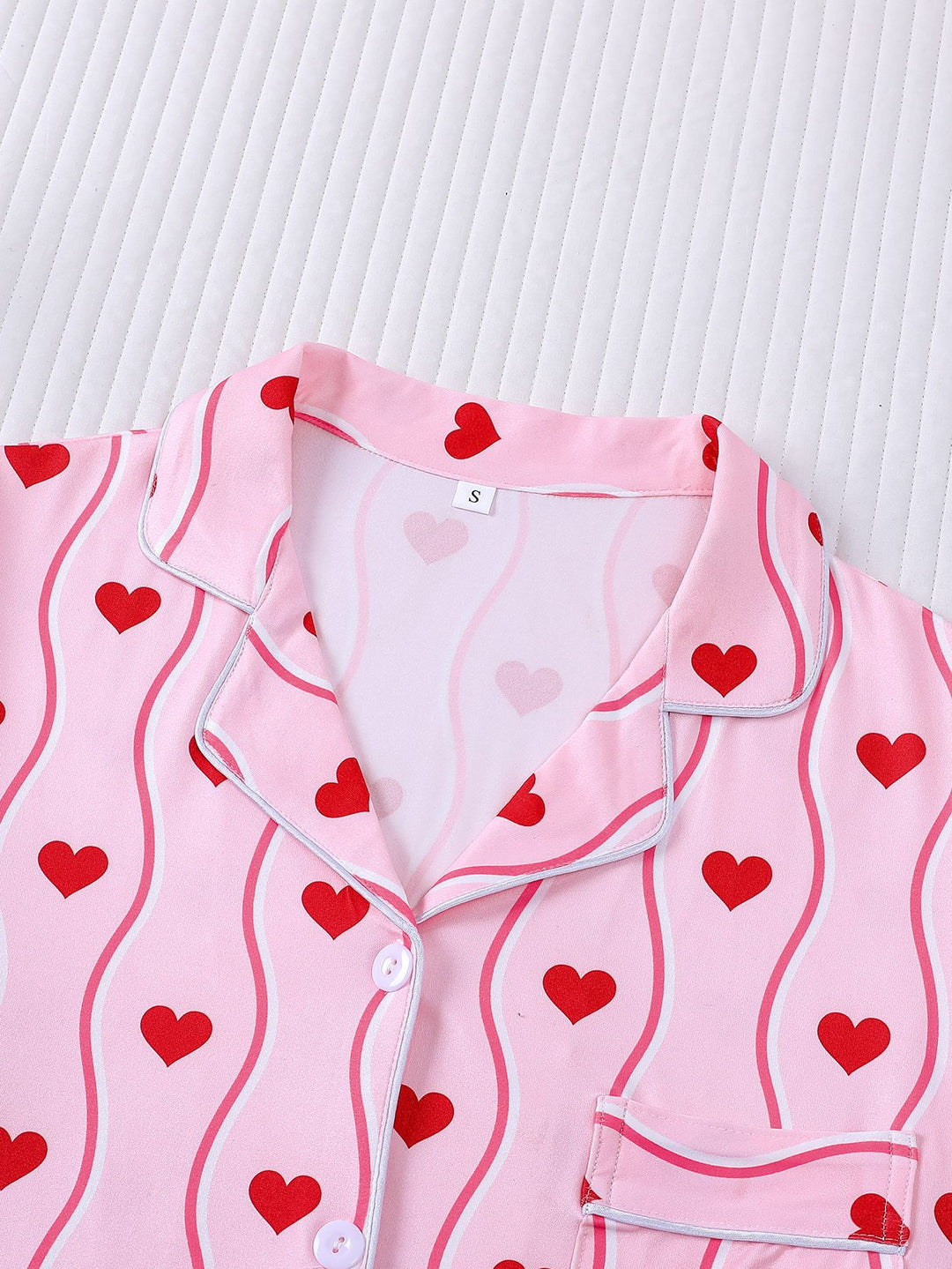 Sweetheart Stripe Pajama Set