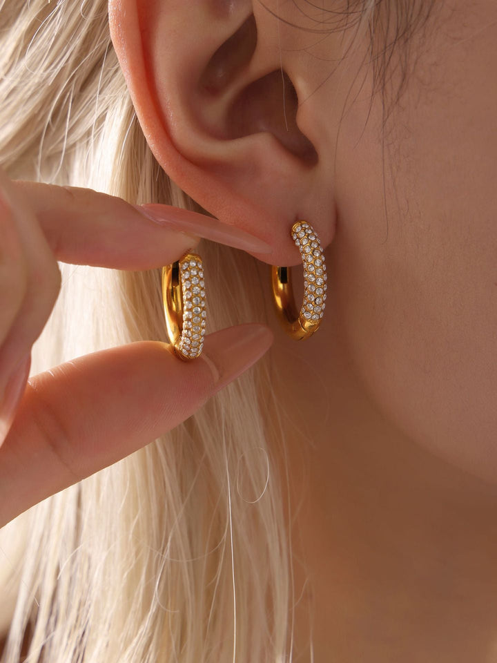 Everyday Zircon Huggie Hoops
