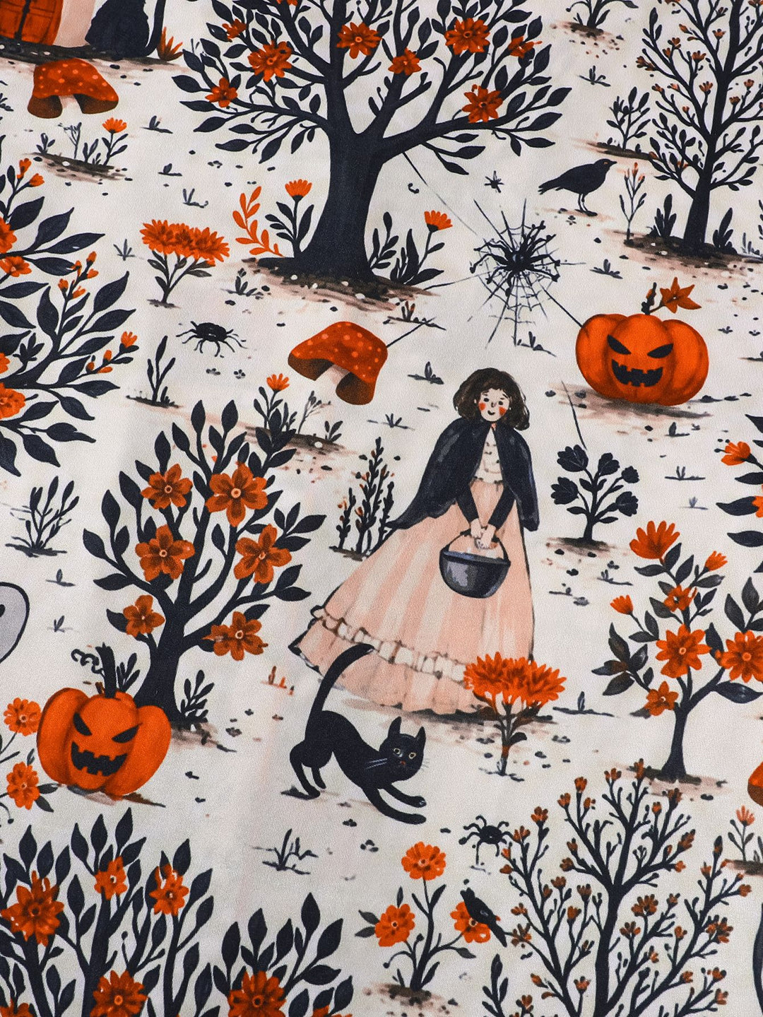 Enchanted Halloween Garden Short Pajama Set