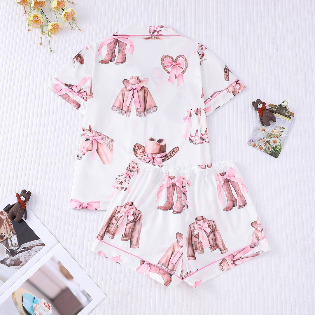 Pretty in Pink Cowgirl Pajama Set