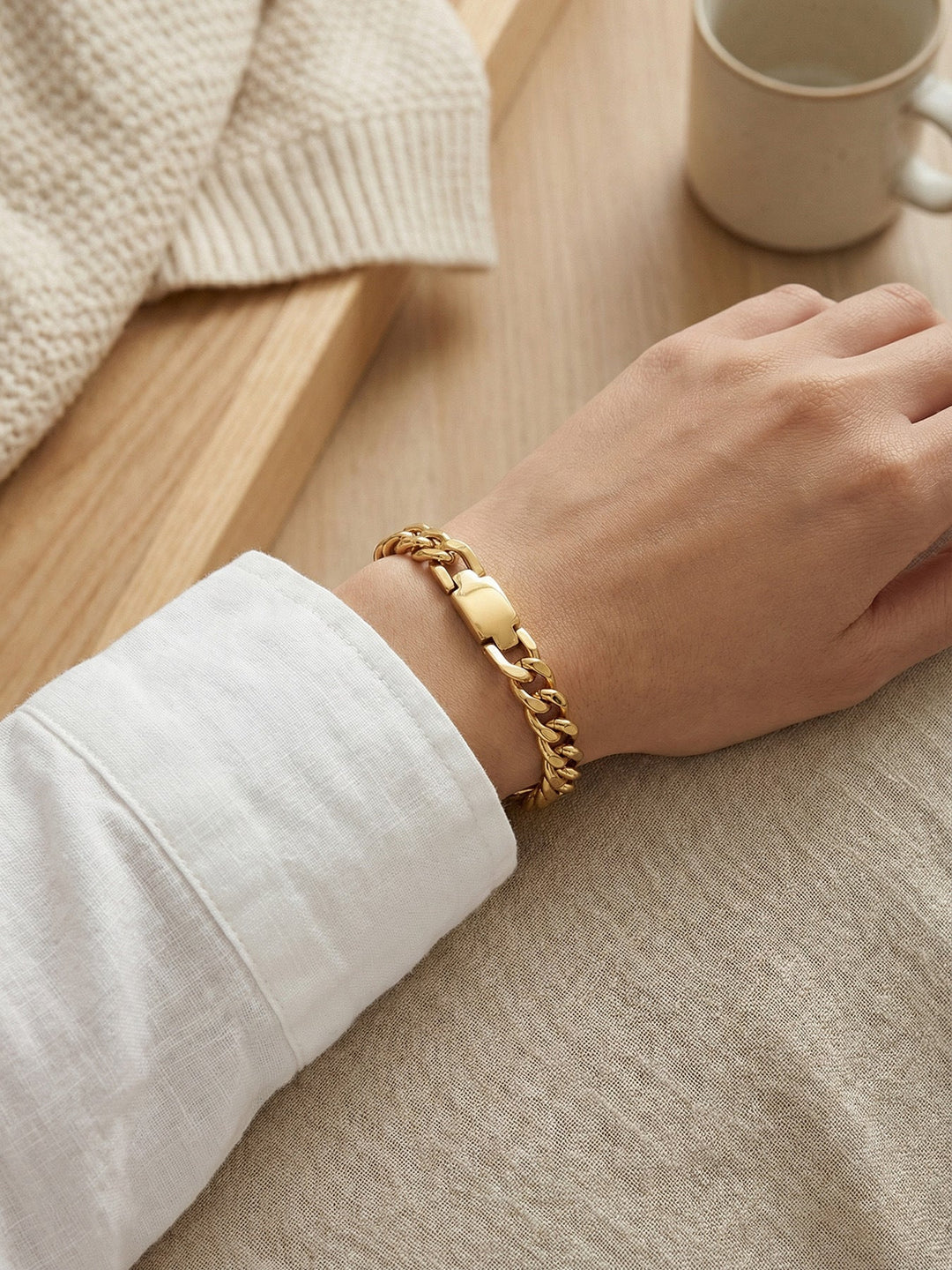 Chunky Link Statement Bracelet