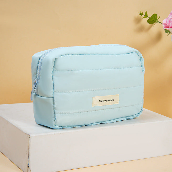 Glossy Puffer Cosmetic Bag