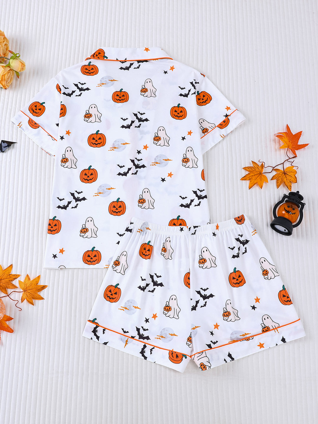 Trick or Treat Ghosts Short Pajama Set