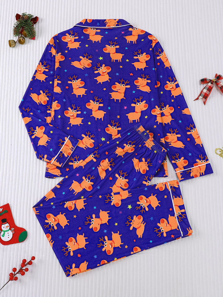 Reindeer Games Long Sleeve Pajama Set