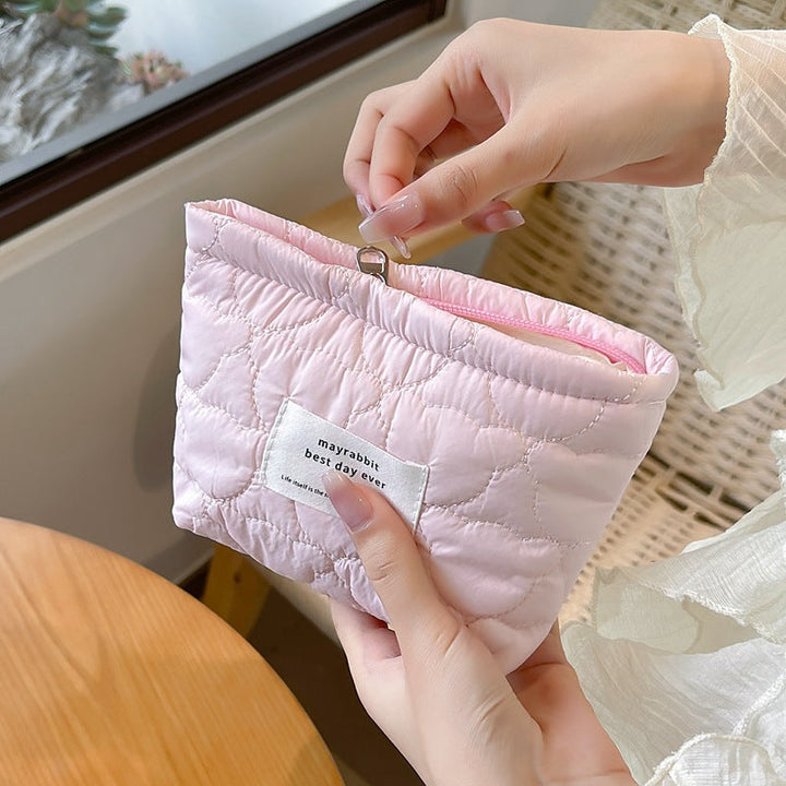 Quilted Cosmetic Pouch