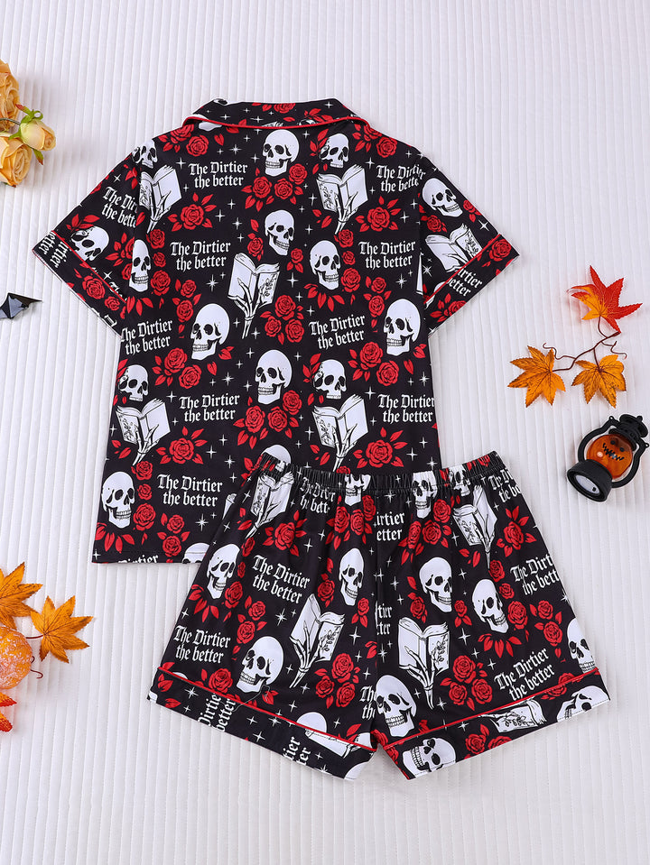 Deadly Romance Short Pajama Set