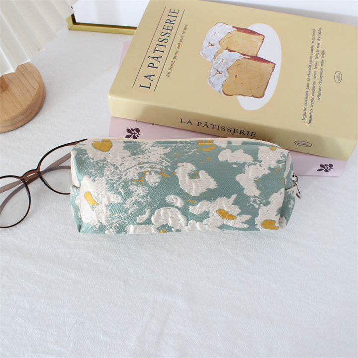 Dainty Print Makeup Organizer