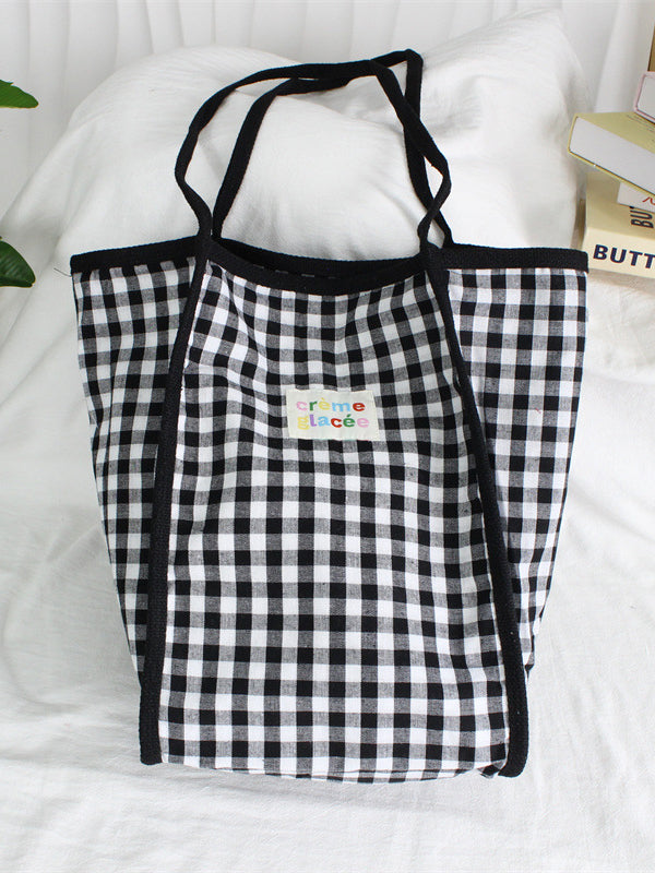 Classic Gingham Everyday Tote