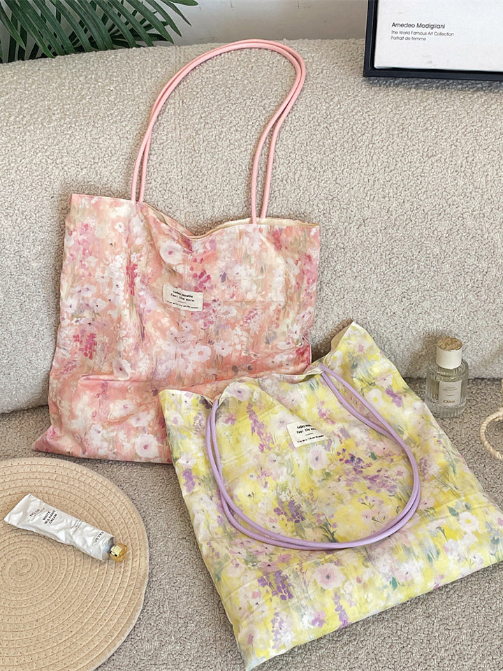 Watercolor Floral Everyday Tote Bag