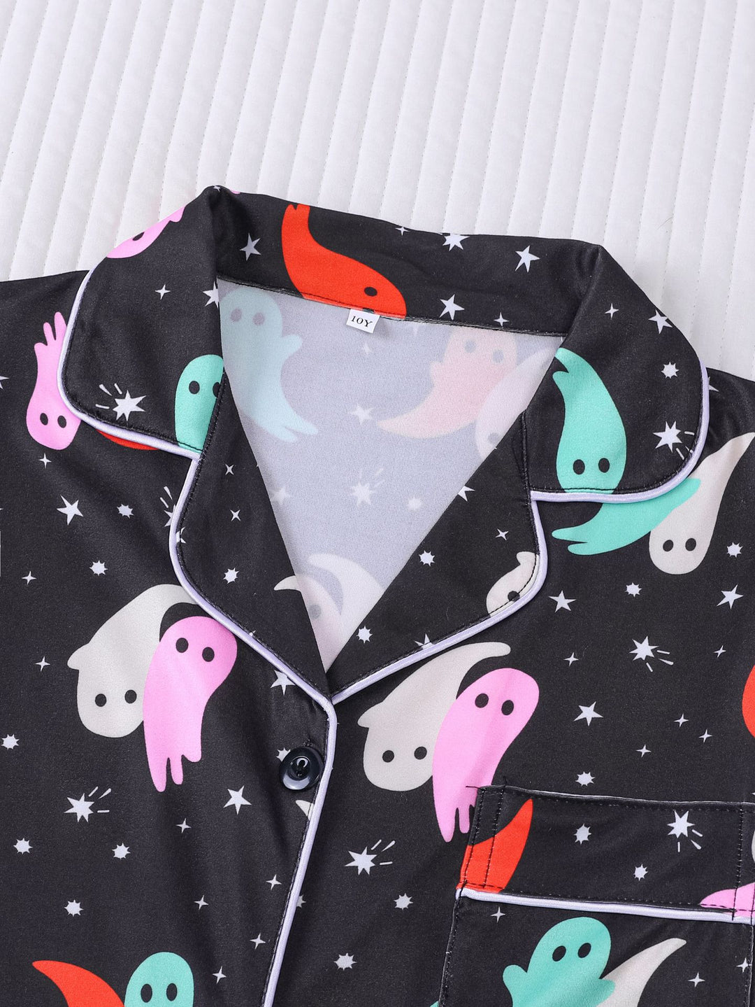 Colorful Boo Crew Kids Pajama Set
