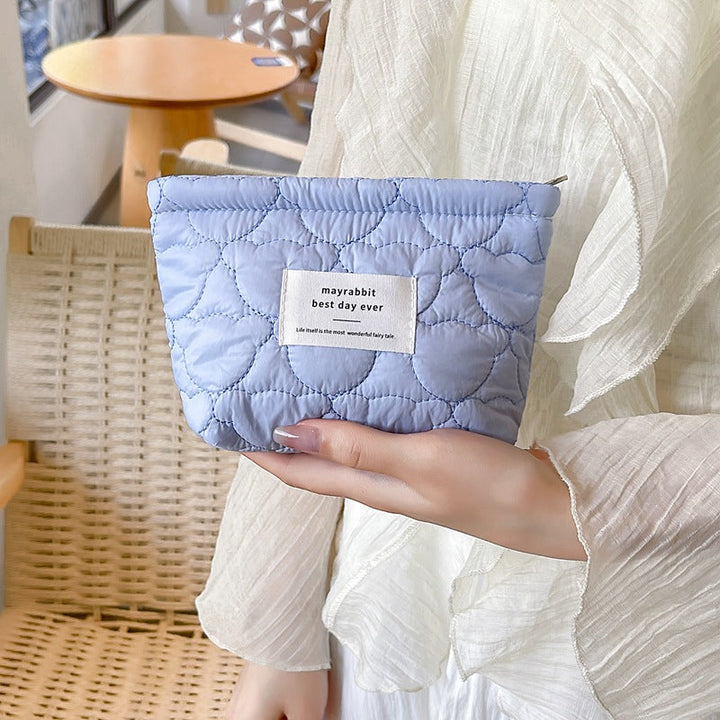 Quilted Cosmetic Pouch