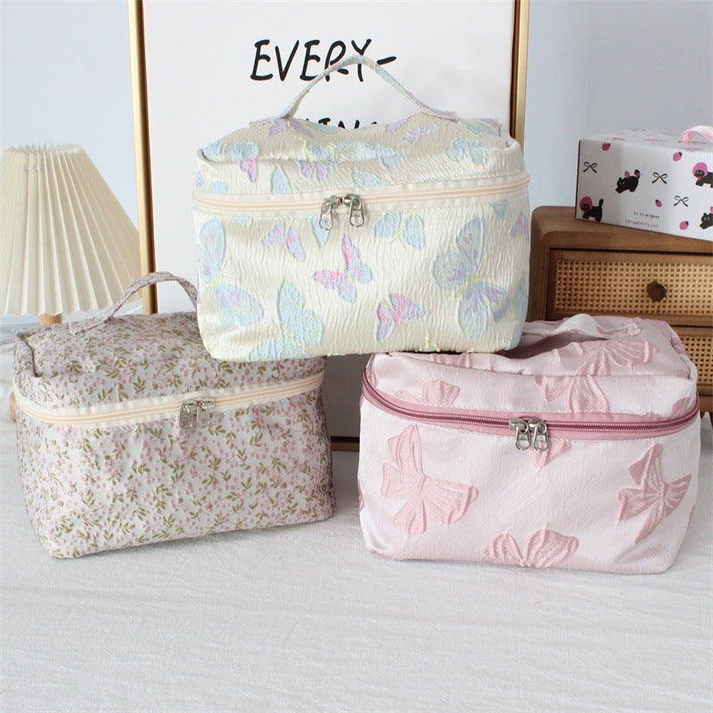 Feminine Pattern Makeup Organizer Case