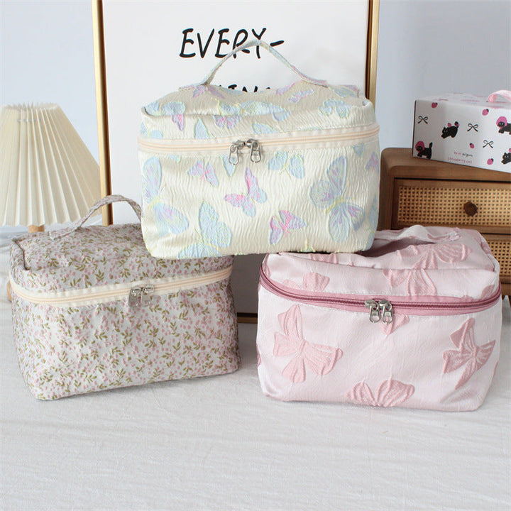 Feminine Pattern Makeup Organizer Case