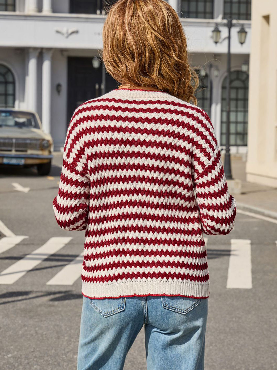Zig Zag Stripe Sweater
