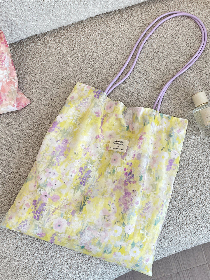 Watercolor Floral Everyday Tote Bag
