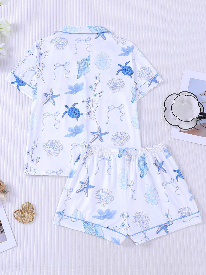 Turtles & Shells Pajama Set