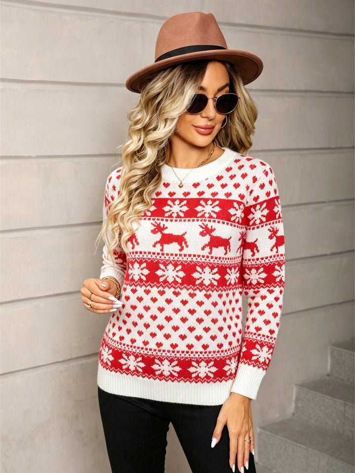 Fair Isle Reindeer Sweater