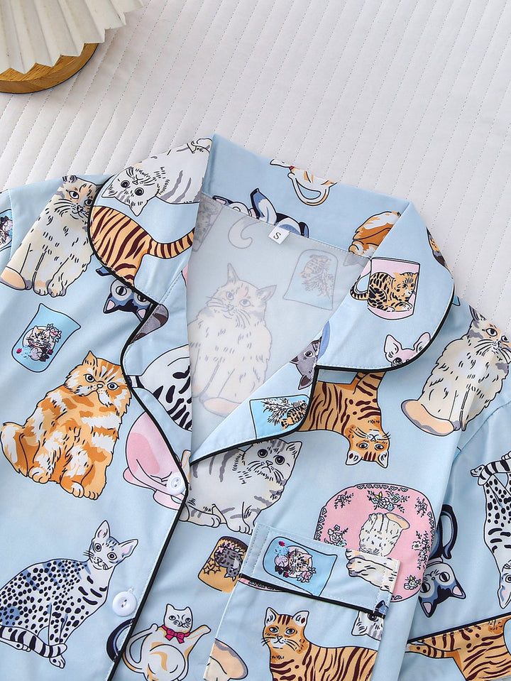 Playful Cats Pajama Set