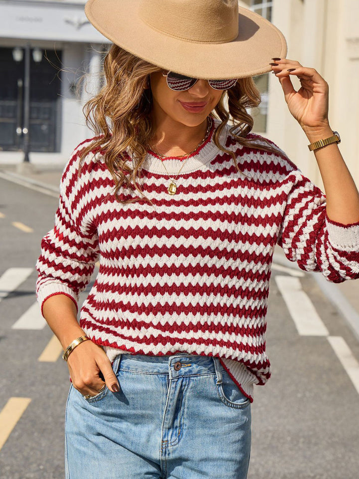 Zig Zag Stripe Sweater